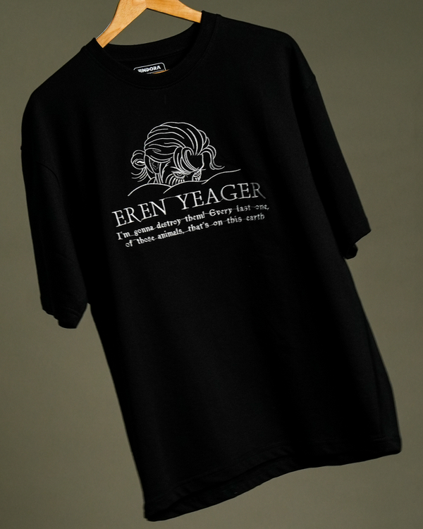 Eren Yeager AOT Embroidery Design